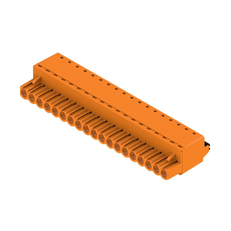 1211760000 - 180° 19-Pole Female Connector with Push-In Mechanism  (Pack of 18)