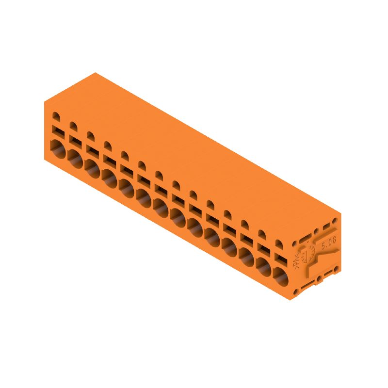 1331090000 - 14-Pole 5.08mm PCB Terminal, 90° Angle, Orange  (Pack of 20)