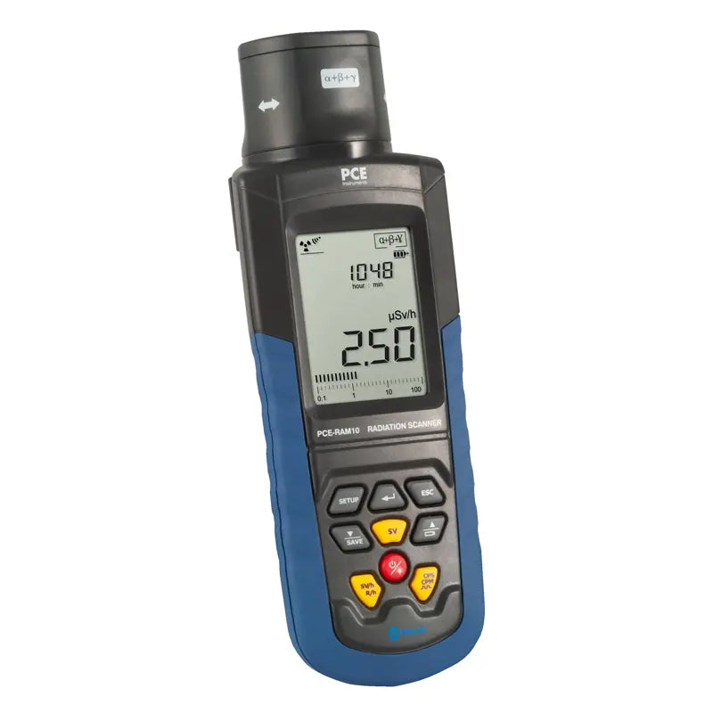PCE-RAM 10 - Accurate Geiger Counter with LCD, Bluetooth & 2000 Data Storage