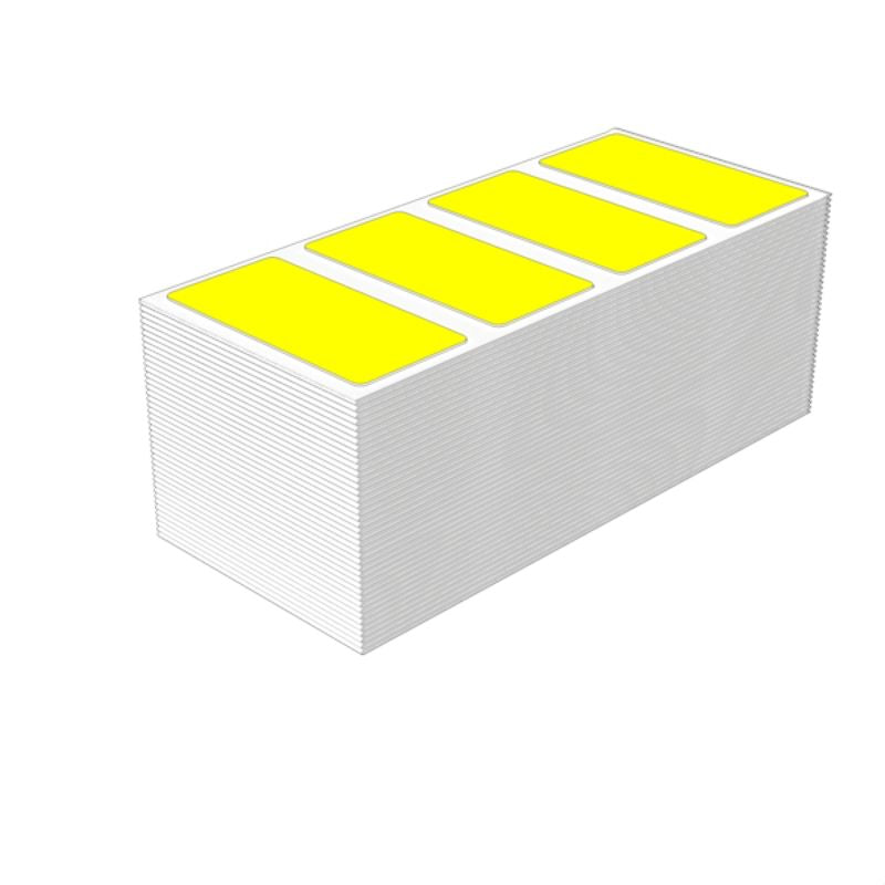 2621290000 - Yellow Self-Adhesive Polyester Device Marker, 30x60mm  (Pack of 100)