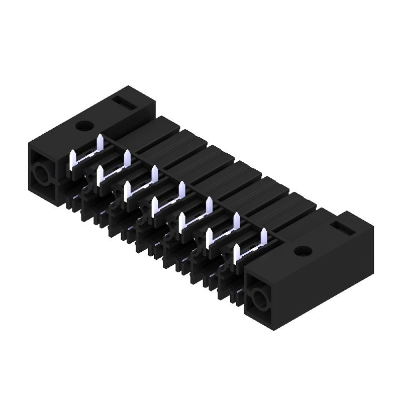 1928440000 - 7-Pole Black PCB Connector with Clip-On Flange, 7.62mm Pitch  (Pack of 50)