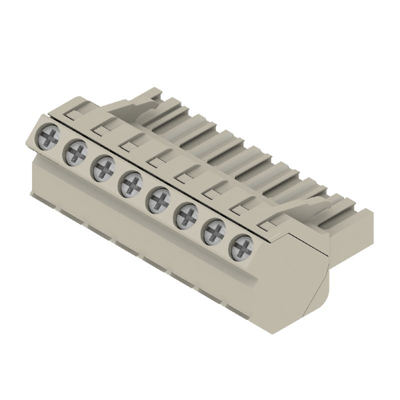 2448990000 - 8-Pole PCB Connector with 225° Angle and 4mm² Clamping  (Pack of 42)
