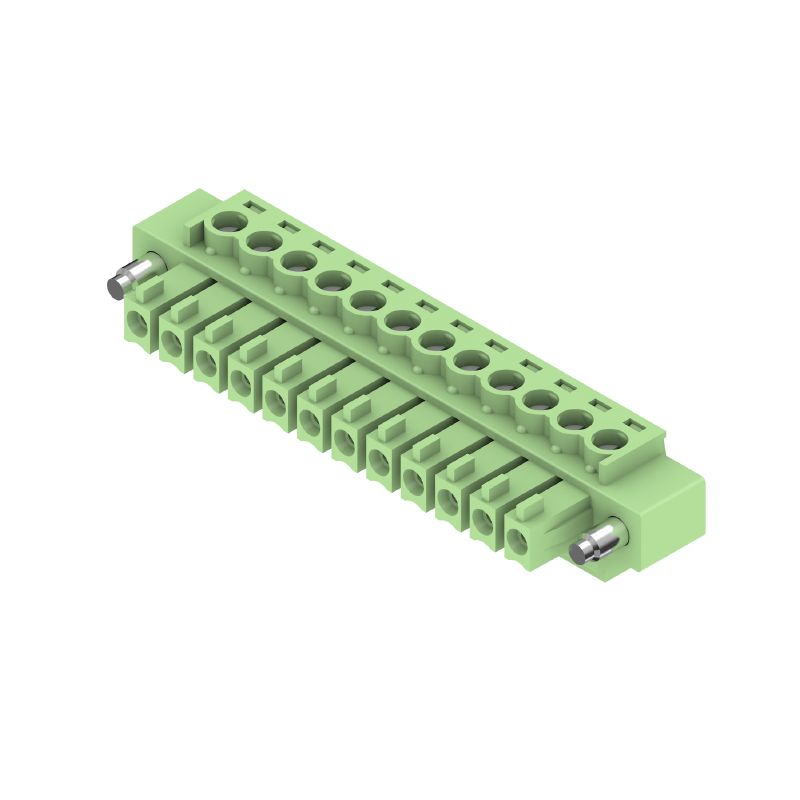 1793110000 - 3.81mm 12-Pole Female Connector, 180° Outlet, RoHS Compliant  (Pack of 50)