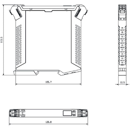7760054355 - Single-Channel Galvanic Passive Isolator for Analogue Signals