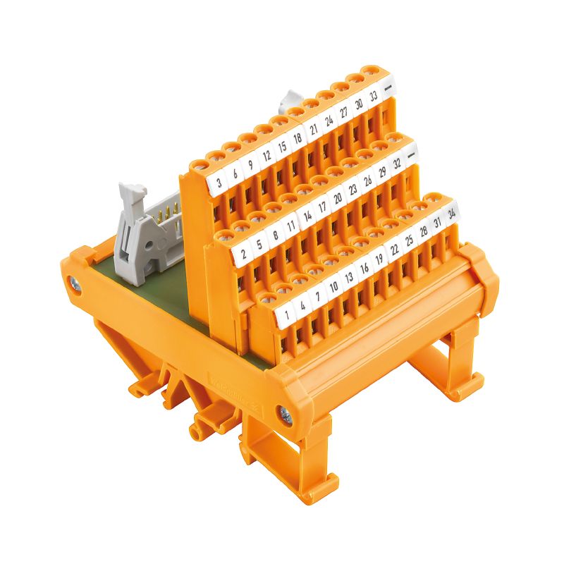 8012930000 - 34-Pole IEC Connector with Screw Connections and RoHS Compliance