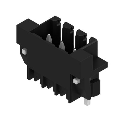 1291300000 - 3-Pole 3.50mm PCB Connector with Clip-On Flange  (Pack of 100)