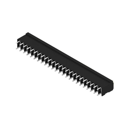 1871010000 - 3.81mm Terminal Block, 24 Poles, 180° Angle, Black  (Pack of 6)