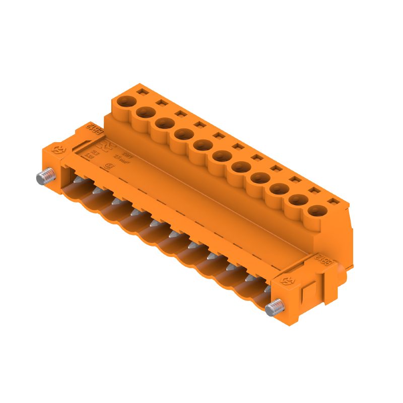 1846300000 - 11-Pole 180° Male PCB Connector with Clamping Yoke  (Pack of 24)