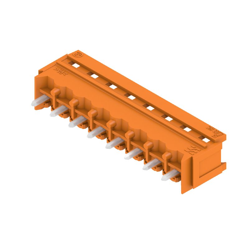 1147510000 - 8-Pole 5.08mm PCB Male Header Connector, Tin Plated, Orange  (Pack of 50)