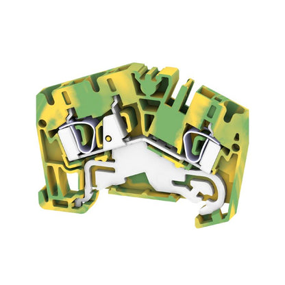 1770390000 - Green PE Terminal with 4 mm² Tension-Clamp Connections  (Pack of 50)