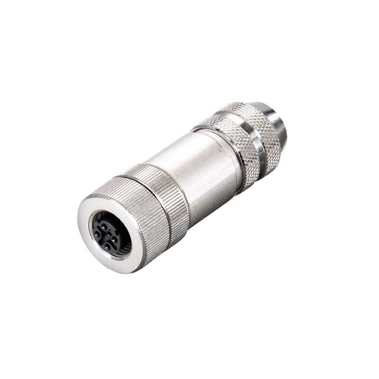 1892130000 - M12 Field Attachable Connector with Gold-Plated Contacts