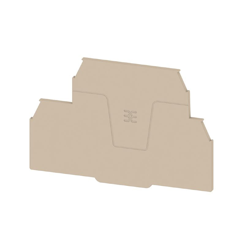 2894240000 - V-0 Snap-On Dark Beige Terminal End Plate, 95.5mm Height  (Pack of 20)