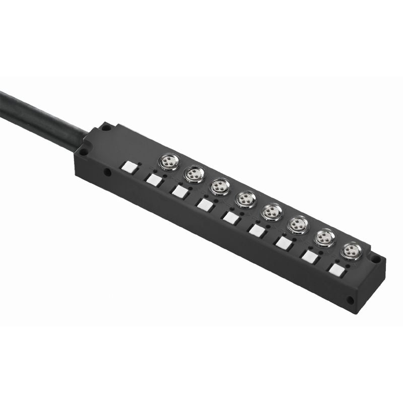 1828610000 - 10m M8 Fixed Cable, 4 Poles, PNP with LED