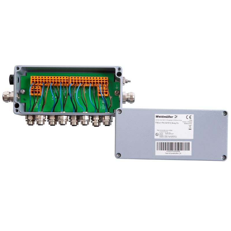 8564250000 - Passive 8-Way Field Distributor for Zone 1/2 Environments