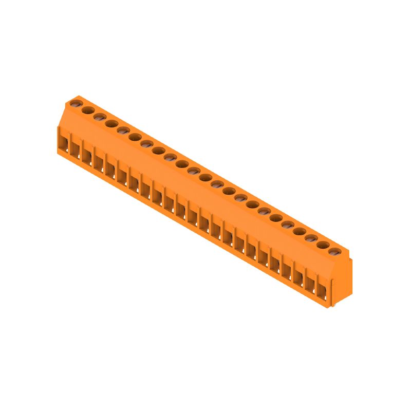 2624950000 - 12-Pole Circuit Board Terminal, 3.2mm Solder Pins, 90° Outlet  (Pack of 50)
