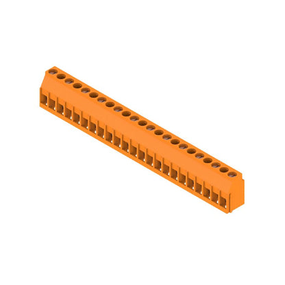 2624950000 - 12-Pole Circuit Board Terminal, 3.2mm Solder Pins, 90° Outlet  (Pack of 50)