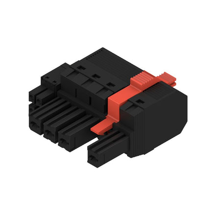 2628320000 - 7.62mm PCB 4-Pole Female Connector, 180° Angle, Push-In, IEC Compliant  (Pack of 30)