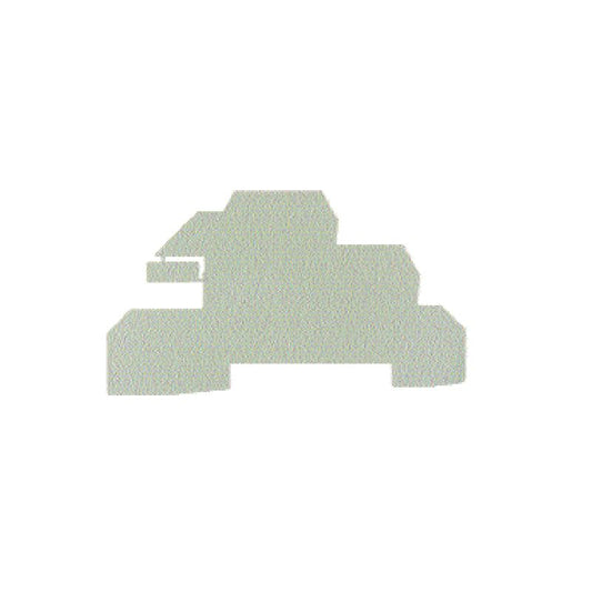 1067700000 - 94.5mm Dark Beige End Plate for Terminals  (Pack of 20)