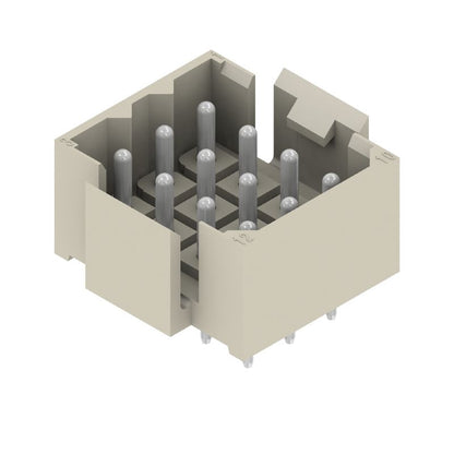 1416500000 - 12-Pole 5mm Closed Side Connector, 4.5mm Tinned Pins  (Pack of 25)