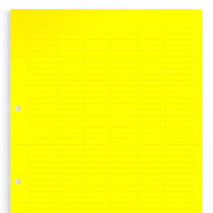1670400000 - Yellow Polyester Terminal Markers 27x6.3mm, 10 Pack  (Pack of 10)