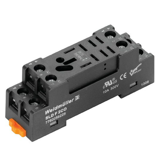 7760056225 - 10A D-Series Relay Socket for TS 35 Rail  (Pack of 10)