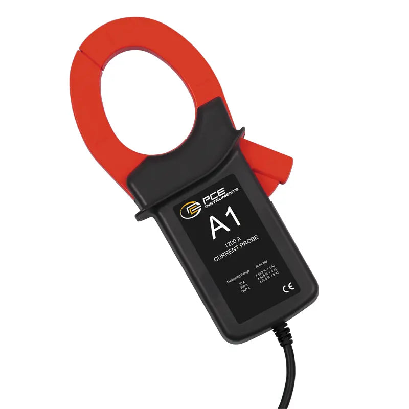 PCE-PA 8000 - Clamp Meter with SD Card Logging & 3.7" Display