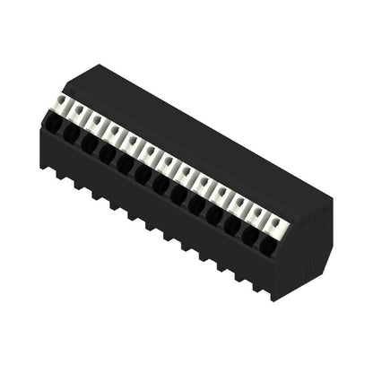 1885530000 - Black 13-Pole PCB Terminal, 3.81mm Pitch, 135° Angle  (Pack of 11)
