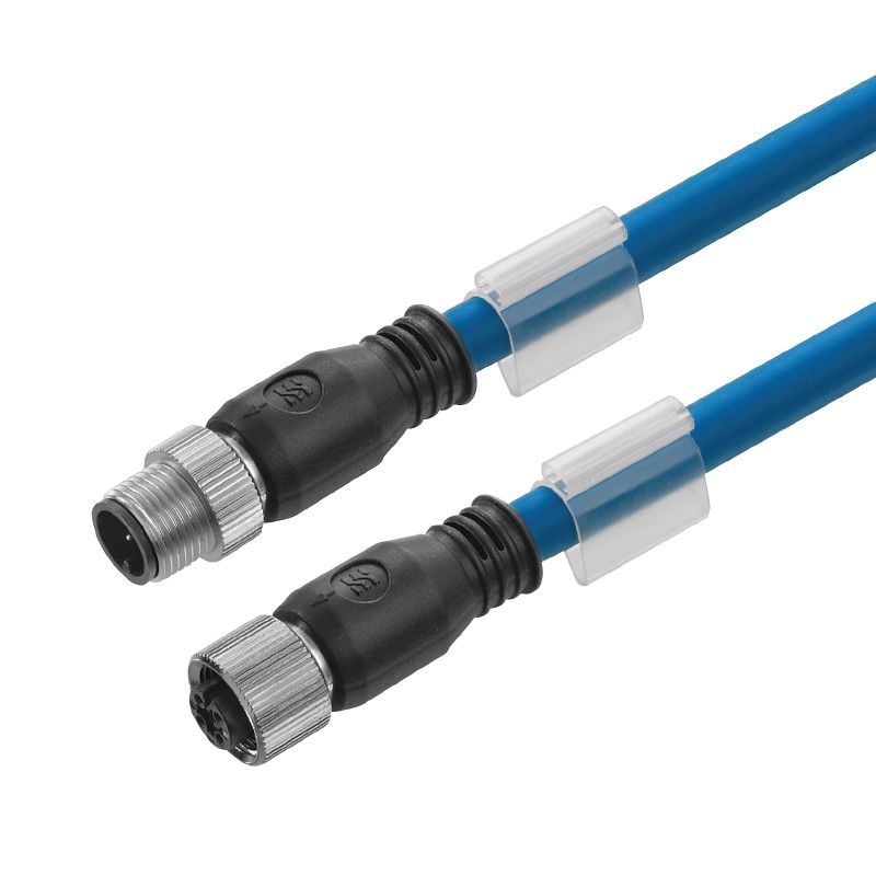 1785130200 - Shielded 2m M12 Connecting Cable, 8mm Diameter, 2 Poles