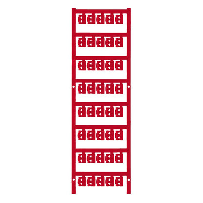 1813150000 - Red MultiCard Clip for 1.5-2.5 mm Cables, 12 x 5.8 mm  (Pack of 200)