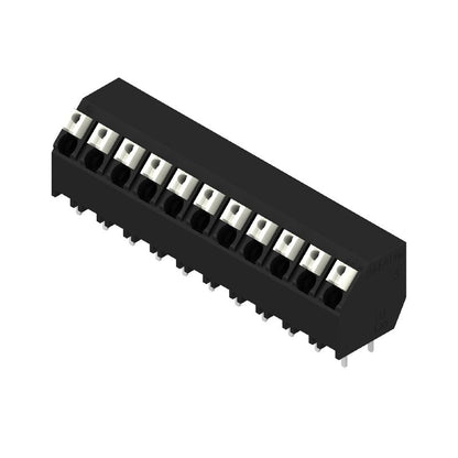 1884450000 - Black 11-Pole PCB Terminal, 5mm Pitch, 135° Angle  (Pack of 10)
