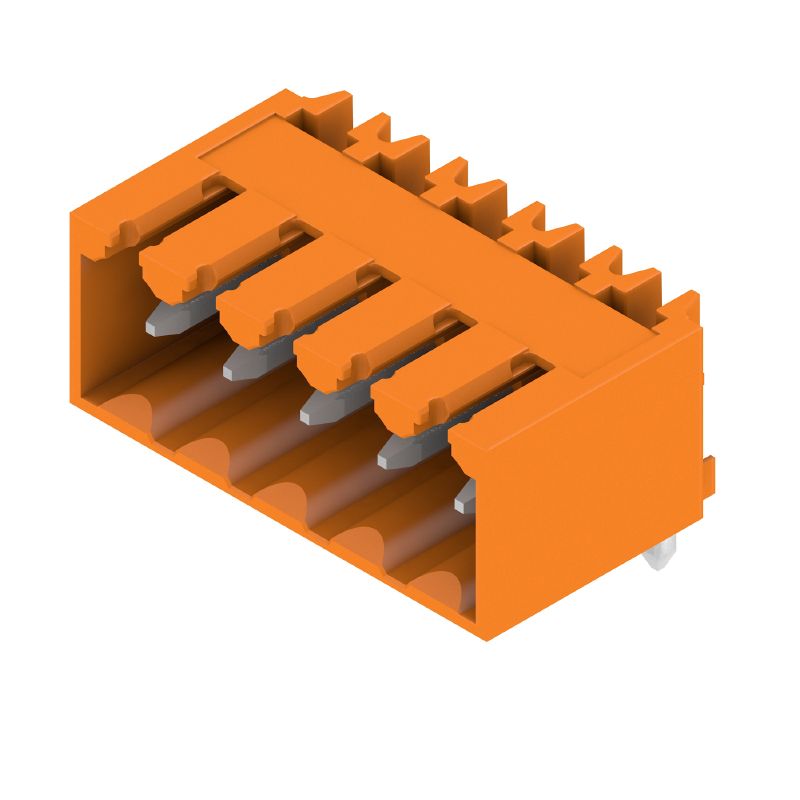 1605100000 - 3.50mm 5-Pole THT PCB Connector, 90° Angle, Orange  (Pack of 50)