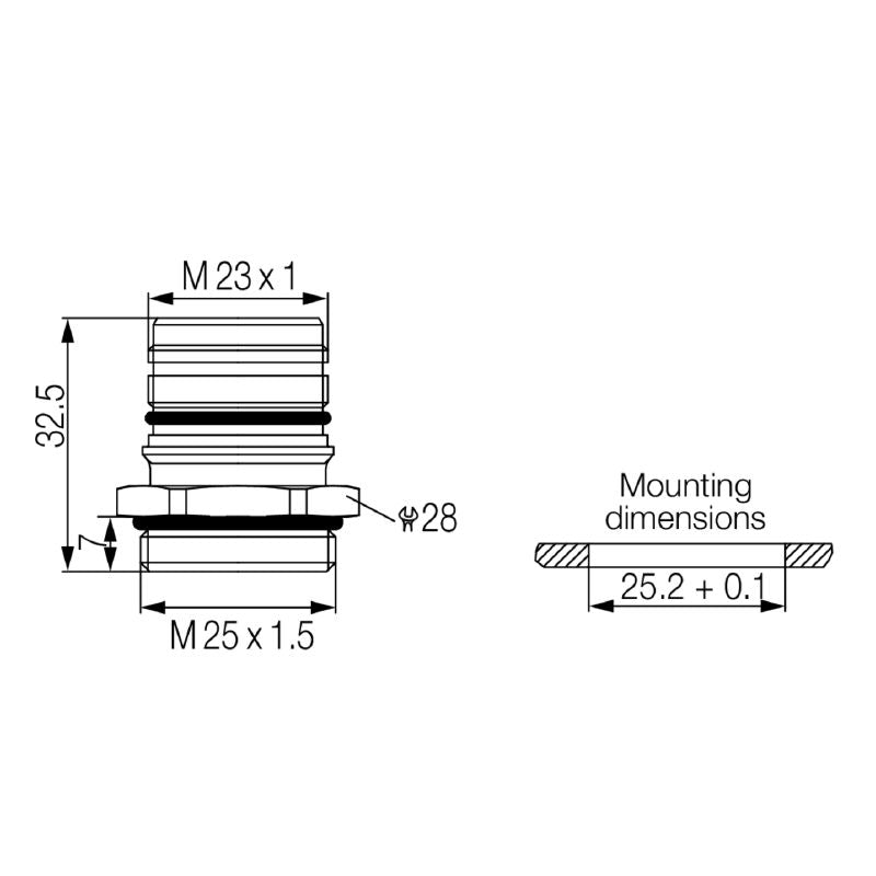 1170310000 - Compact Connector for Sensors & Actuators, 33g Weight