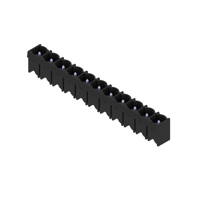 1122640000 - 11-Pole Black PCB Connector, 7.62mm Pitch, THT Solder  (Pack of 50)