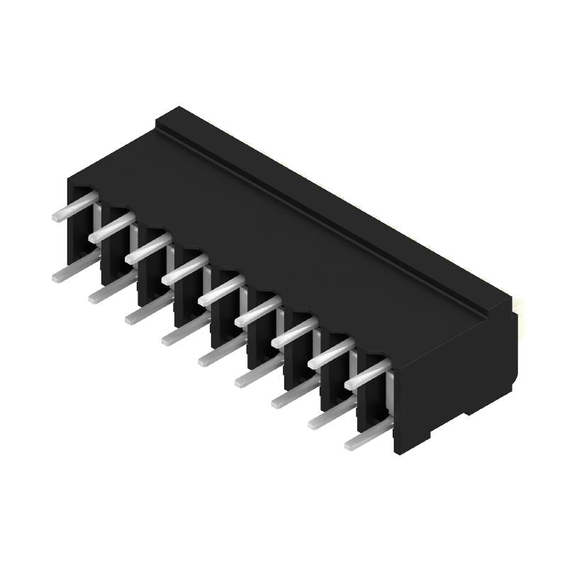 1875730000 - 3.81mm PCB Terminal, 9 Poles, Black, Push-in Mechanism  (Pack of 175)