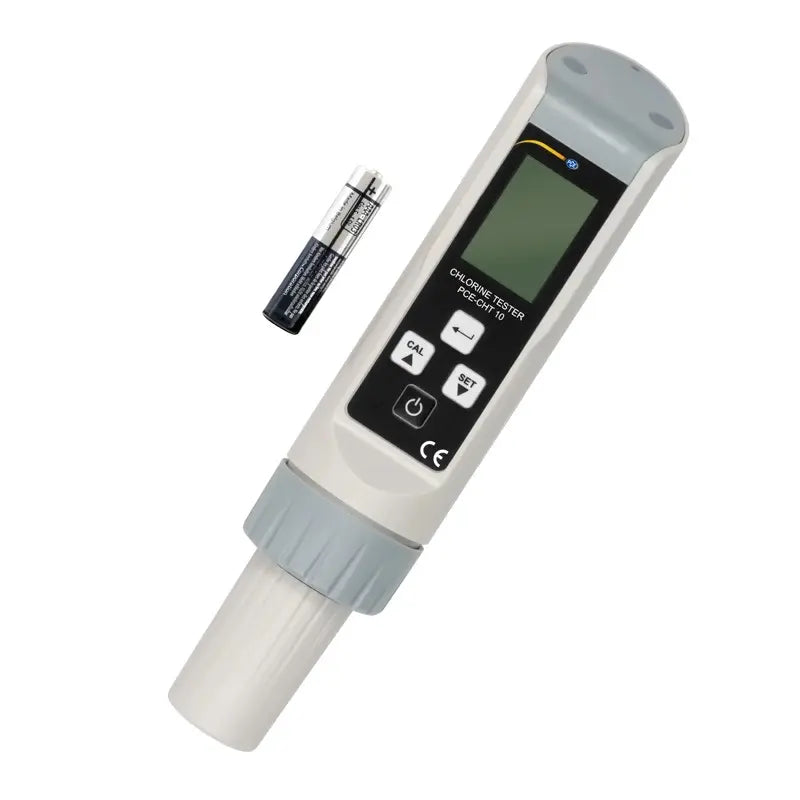 PCE-CHT 10 - Compact Chlorine Tester for Water with Backlit Display