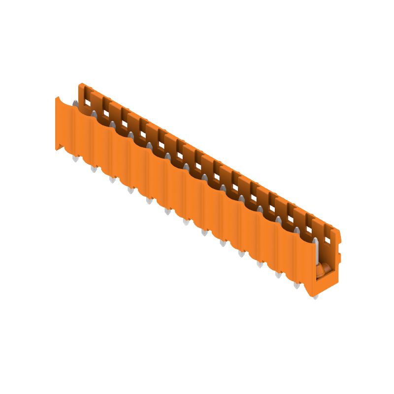 1581440000 - 14-Pole 5mm PCB Header Connector with 3.2mm Solder Pins  (Pack of 50)