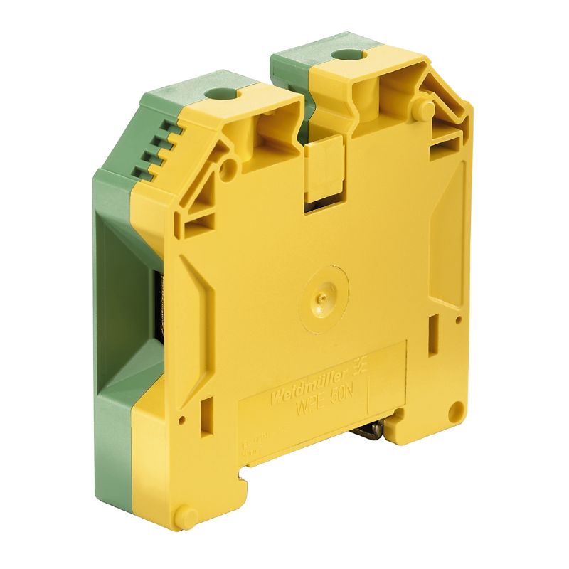 1846040000 - 50 mm² Screw Terminal, 1000 V Rated, Green/Yellow Coloring  (Pack of 10)