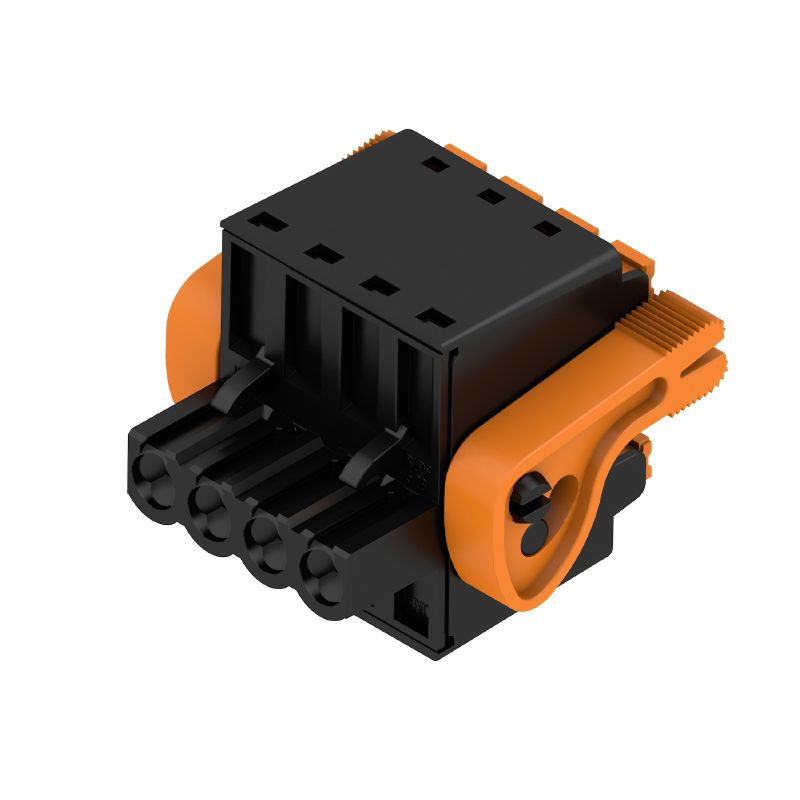 1001100000 - UL Certified 5.08mm 4-Pole Female Connector, 18.5A  (Pack of 40)