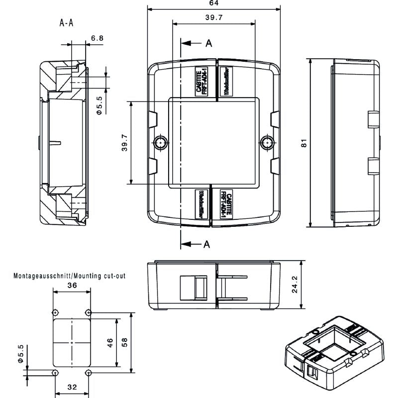 2891450000 - Durable Polyamide Cable Entry System, IP66 Protection