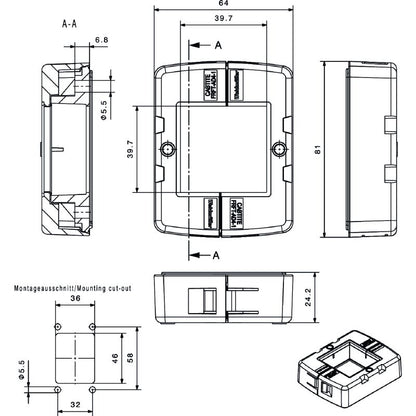 2891450000 - Durable Polyamide Cable Entry System, IP66 Protection