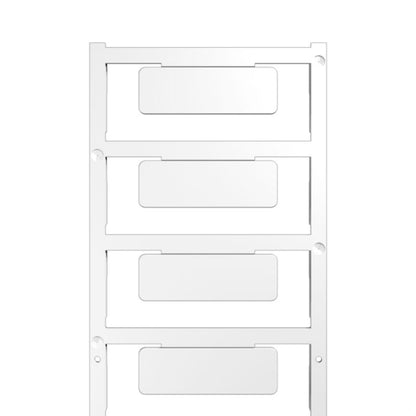 1111250000 - 15x45mm White ClipCard Marker with Durable Adhesive  (Pack of 40)