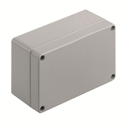1937830000 - Aluminium Enclosure 80mm x 125mm x 57mm, Silver-Grey Finish  (Pack of 5)