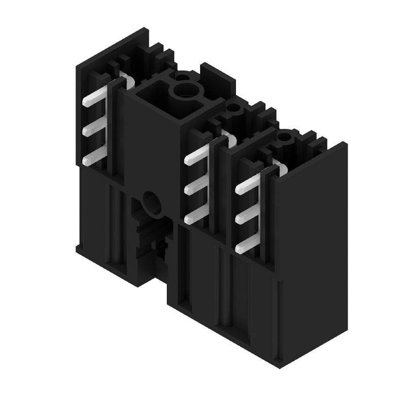 1157320000 - 3-Pole 10.16mm PCB Male Header Connector with Black Finish  (Pack of 42)