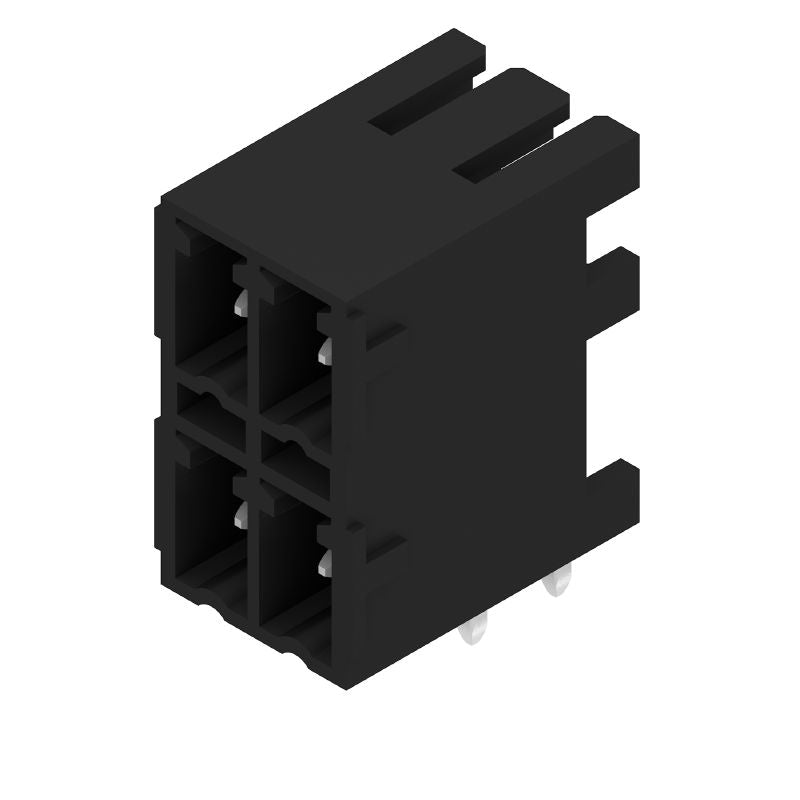 1040790000 - 4-Pole 3.8mm THT Male Header Connector with Elbow Design  (Pack of 50)