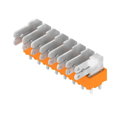 9511470000 - Orange 5mm Pitch PCB Terminals with 8-Pole Configuration  (Pack of 50)