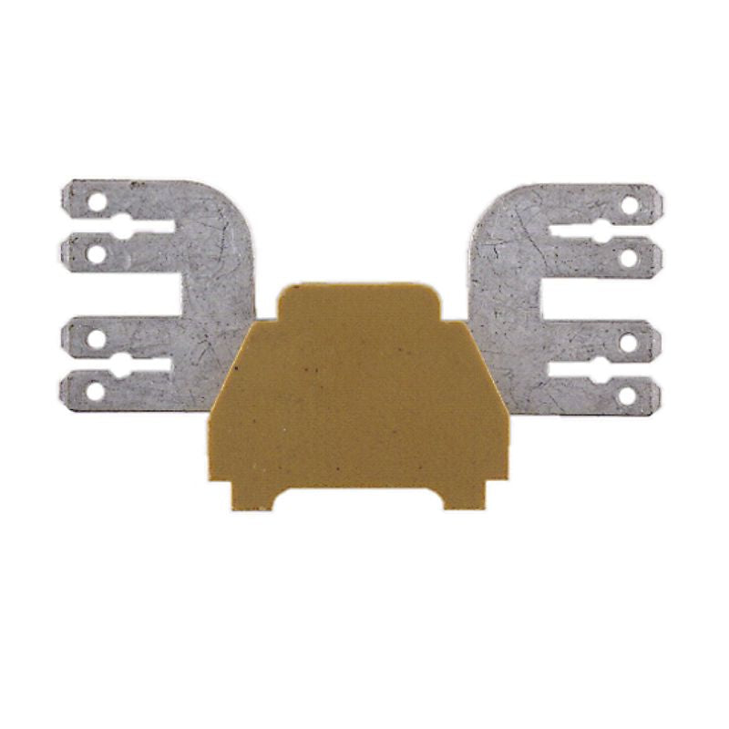 0480020000 - Yellow MF Terminal Strip with 8 Connections, 2.5 mm²  (Pack of 100)