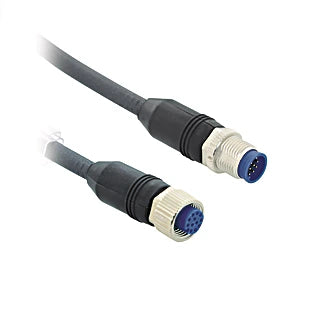 ZDCV001 - PUR 12-Pin M12 Connection Cable for Robotics