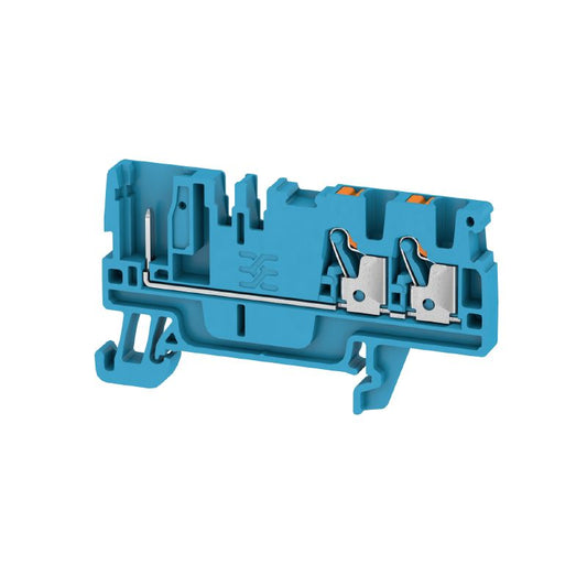 1514020000 - Blue 2.5mm² Feed-Through Terminal with Push-In Design  (Pack of 50)