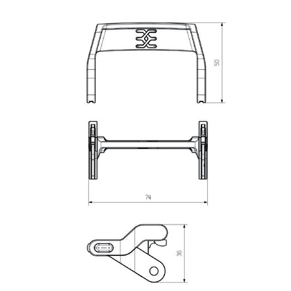 2534550000 - Heavy-Duty End-Locking Connector with ROHS Compliance  (Pack of 10)