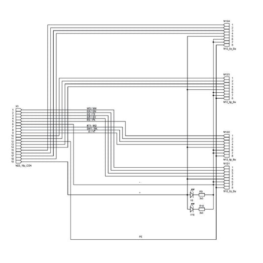 2694040000 - M23 19-Pole Connector with IP68 Protection, -20 to 90°C
